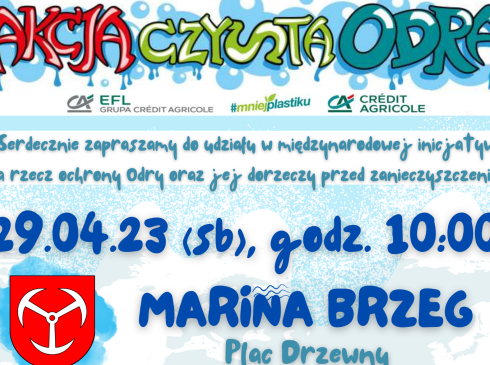 Czysta Odra w Brzegu - razem posprzątajmy rzekę