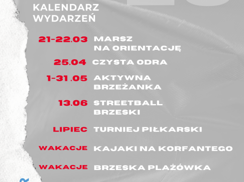 Kalendarium wydarzeń MOSiR-u w 2026 roku. Zapraszamy do udziału!