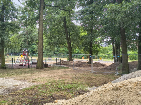 Na Korfantego powstaje plac zabaw