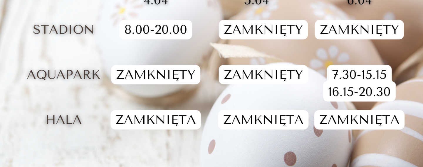 Zapraszamy: na stadion w przedświąteczną sobotę, na basen w świąteczny poniedziałek