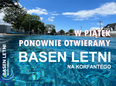 Czekamy na poprawę pogody i w piątek ponownie otwieramy Basen Letni